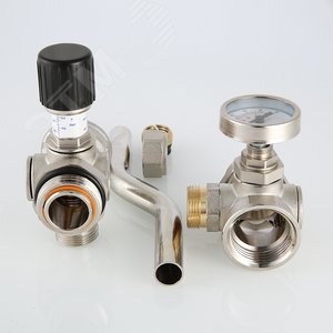 Байпас проходной 200 мм с термометрами - фото 3