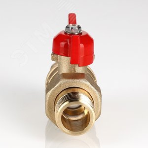 Кран шаровой СТАНДАРТ с полусгоном 1/2'  PN 40 ВН бабочка - фото 2