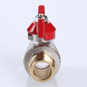 Кран шаровой 1/2' ВН ручка бабочка BASE - фото 2