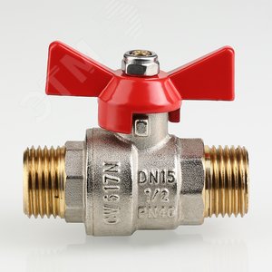 Кран шаровой 1' НН ручка бабочка BASE - фото 4