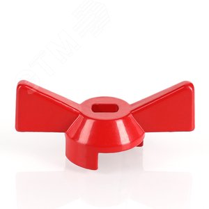 Ручка -бабочка для крана 1/2' - 3/4' красная - фото 4