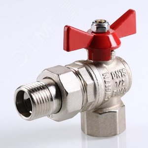 Кран шаровой угловой со сгоном 1/2' ВН BASE - фото 3