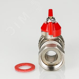 Кран шаровой с накидной гайкой 1/2'x3/4' ВВ - фото 2