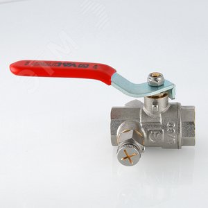 Кран шаровой 1/2' ВВ с дренажом и воздухоотводчиком BASE - фото 4