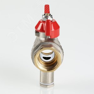 Кран шаровой 3/4' для подключения датчика температуры - фото 2