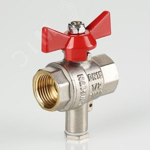 Кран шаровой 3/4' для подключения датчика температуры - фото 3