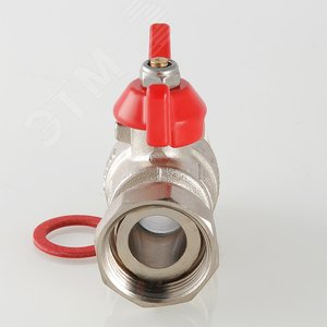 Кран шаровой с накидной гайкой 1' ВН ручка бабочка - фото 2