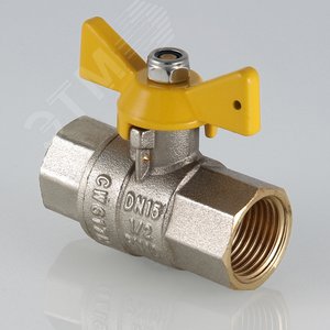 Кран шаровой газовый 1/2' ВР рукоятка бабочка VALGAS - фото 4