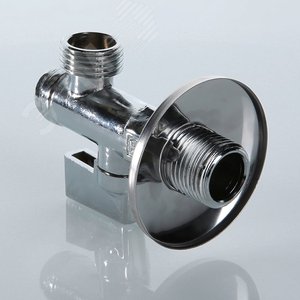 Кран шаровой угловой 1/2' х М10 с фильтром для подключения санитарных приборов - фото 4