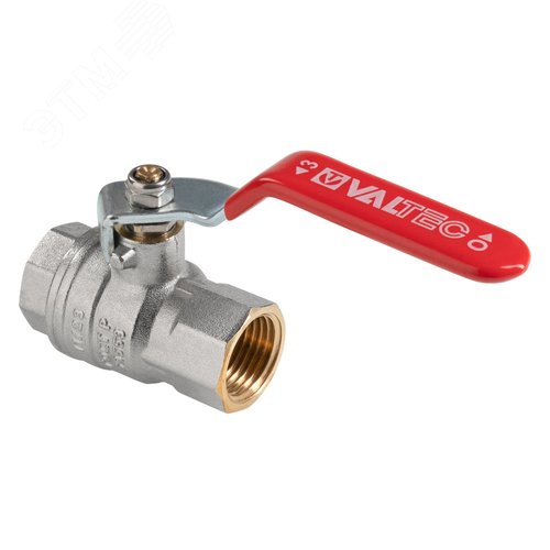 Изображение товара Кран шаровой полнопроходной, ГОСТ, стальная рукоятка Дн 15 вн.-вн. (шт)