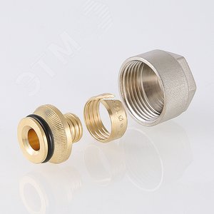 Соединитель обжимной 20 (2.0)x3/4' EK для пластиковой трубы - фото 3