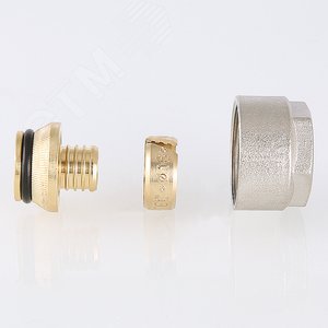 Соединитель обжимной 20 (2.0)x3/4' EK для пластиковой трубы - фото 4