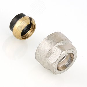 Соединитель обжимной 15x3/4' EK для медной трубы - фото 4