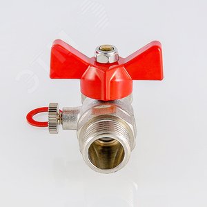 Кран шаровой для подключения манометра 1/2'x3/8' НВ - фото 2