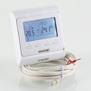 Хронотермостат комнатный электронный с датчиком температуры пола НЗ сервопривод–отопление/ НО-охлаждение кондиционирование - фото 2