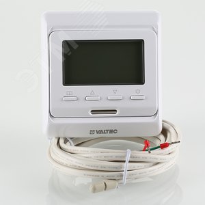 Хронотермостат комнатный электронный с датчиком температуры пола НЗ сервопривод–отопление/ НО-охлаждение кондиционирование - фото 3