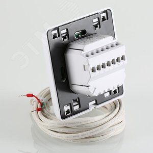 Хронотермостат комнатный электронный с датчиком температуры пола НЗ сервопривод–отопление/ НО-охлаждение кондиционирование - фото 4