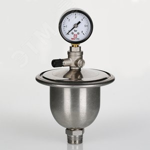 Гаситель гидроударов мембранный с манометром - фото 2