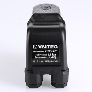 Реле давления CRS-5 1/4' накладная гайка. преднастройка 2.1-3.5 бар - фото 3