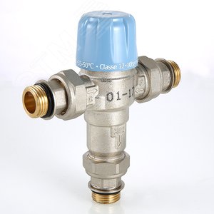 Клапан смесительный трехходовой термостатический 1/2' регулируемый - фото 3