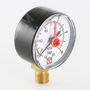 Манометр радиальный VT.TM50 Dy50 1/4' 0-10 бар для самоочищающегося фильтра - фото 2