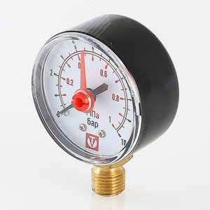 Манометр радиальный VT.TM50 Dy50 1/4' 0-10 бар для самоочищающегося фильтра - фото 4