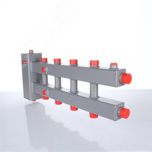 Гидроразделитель с коллектором горизонтальный 3 контура, до 70 кВт - фото 5