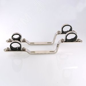 Пара кронштейнов для нержавеющего коллекторного блока 1' - фото 4