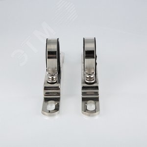 Пара низких кронштейнов для коллектора из нержавеющей стали 1' - фото 3