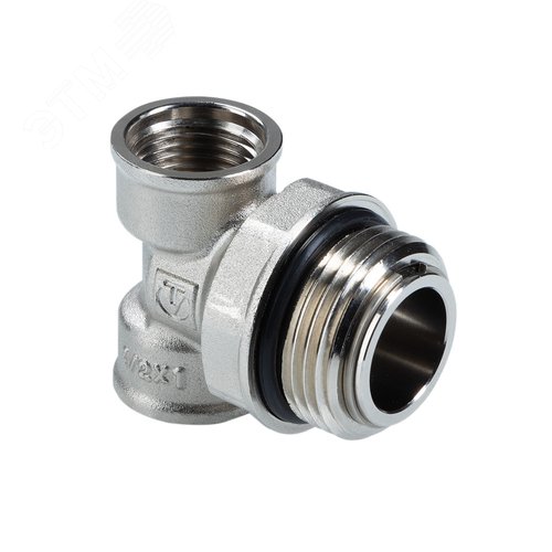 Изображение товара Фитинг коллекторный тройник с вращающимся штуцером 3/4'х1/2'х1/2' нар.-вн.-вн. (шт)