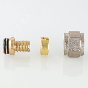 Соединитель коллекторный обжимной для полимерной PEX трубы 16 (2.0)х1/2' - фото 4