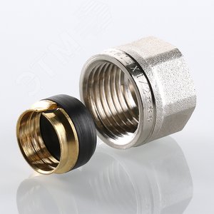 Соединитель коллекторный обжимной для медной трубы 15 - фото 3