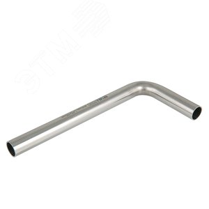 Отвод нержавеющая сталь 90 гр. 15 L= 70х160 мм - фото 1