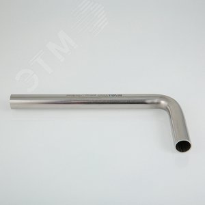 Отвод нержавеющая сталь 90 гр. 15 L= 70х160 мм - фото 2