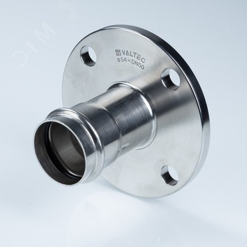 Соединитель с переходом на фланец,  нержавеющая сталь 76,1хDN65 - фото 2