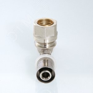 Тройник пресс 20X16 мм с переходом на обжим 15 мм - фото 2