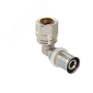 Угольник 16 пресс с переходом на обжим 15 мм - фото 1