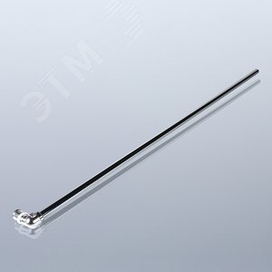 уголок радиаторный пресс-фитинг с латунной хром. трубкой 15 мм, 16х15 (700 мм. длинный) - фото 3