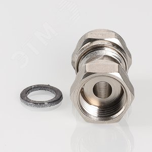 Соединитель обжимной 16x1/2' ВР с накидной гайкой - фото 2