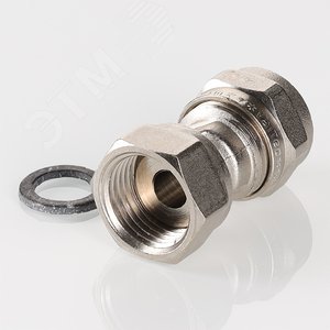 Соединитель обжимной 16x1/2' ВР с накидной гайкой - фото 3