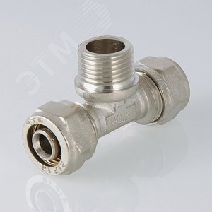 Тройник обжимной 26x1' НР - фото 3