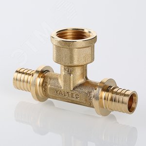 Тройник 16х1/2'Вх16 переходной с внутренней резьбой, аксиальный - фото 2