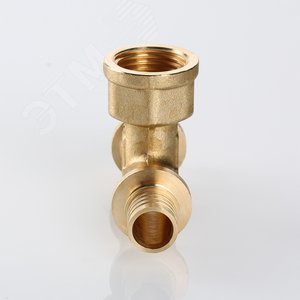 Тройник 16х1/2'Вх16 переходной с внутренней резьбой, аксиальный - фото 3