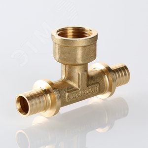 Тройник 16х1/2'Вх16 переходной с внутренней резьбой, аксиальный - фото 4