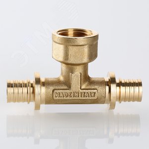 Тройник 16х1/2'Вх16 переходной с внутренней резьбой, аксиальный - фото 5