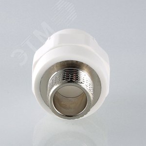 Муфта комбинированная 20x3/4' НР полипропиленовая PPR белая - фото 2