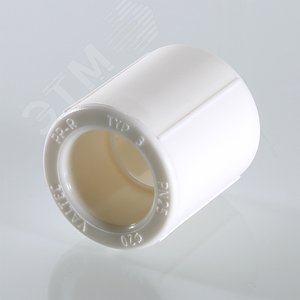 Муфта 110 полипропиленовая PPR белая - фото 3