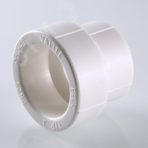 Муфта переходная 63x20 полипропиленовая PPR белая - фото 3