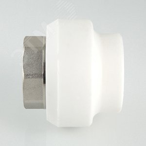 Муфта комбинированная 90x3' ВР под ключ полипропиленовая PPR белая - фото 4