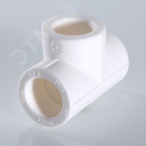 Тройник 20 мм полипропиленовый PPR белый - фото 3